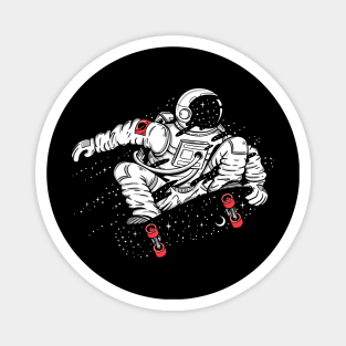 Astronaut Space Skater Magnet